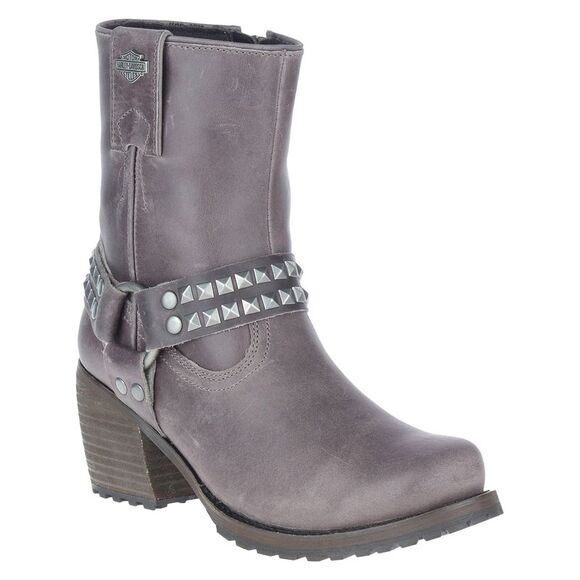 Harley-Davidson Womens Tamori Harness Gray Boots (NWT) - Picture 3 of 7